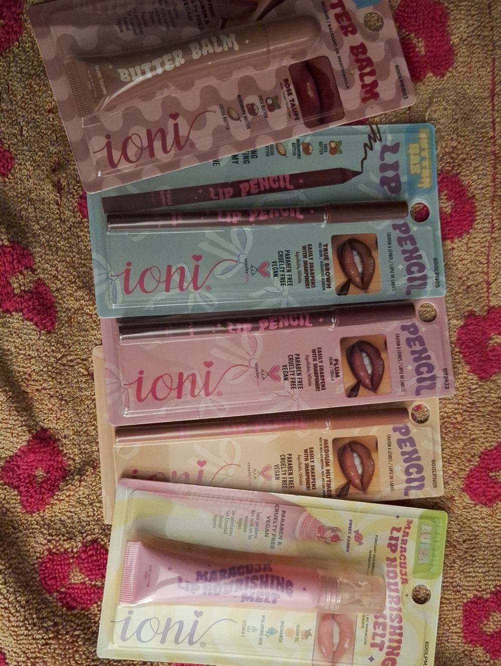 ioni Pink Lip Pencil & Butter Balm Duo — Hydrating Pink Lip Set